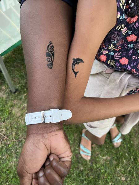 Tattoos temporaire animation tattoo maori  cenon 