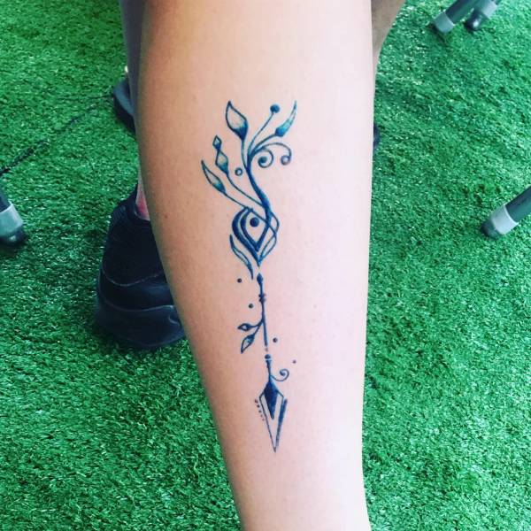 tatouage fleche jagua lacanau ocean