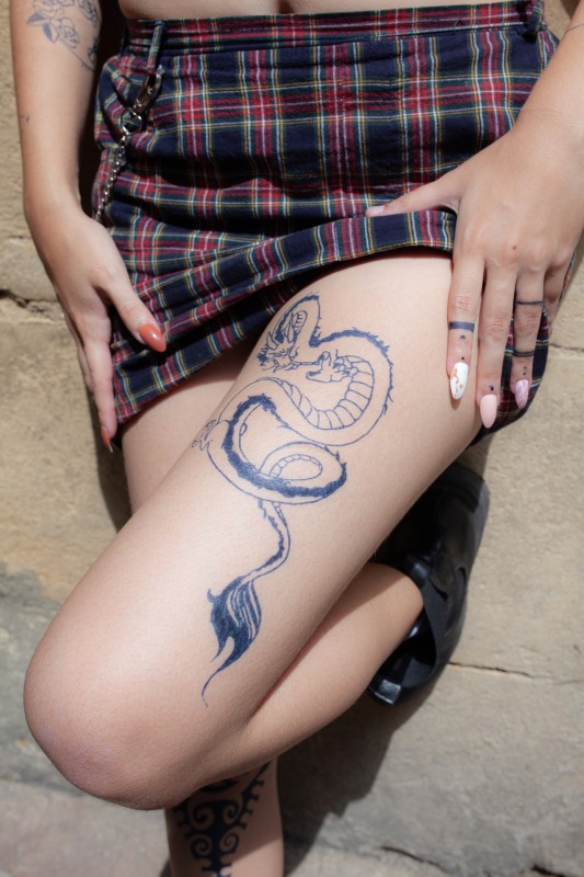 Dragon jagua Bordeaux pique à cœur 