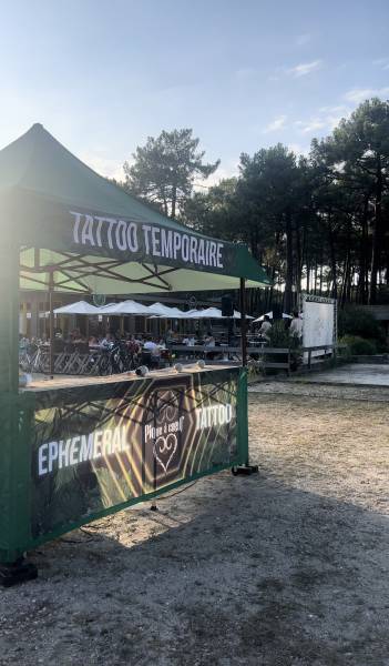 Tatouages temporaires à Carcan bombannes 