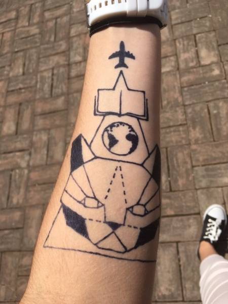 tatouage éphémère avant bras en gironde