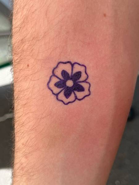 Fleur au jagua tattoo temporaires 