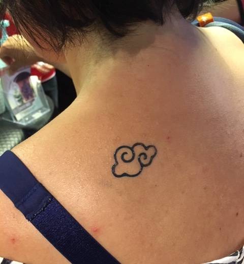 nuage manga tattoo temporaire bordeaux