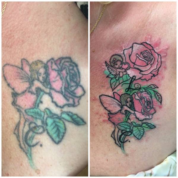 ajout et amelioration de tatouage à Libourne