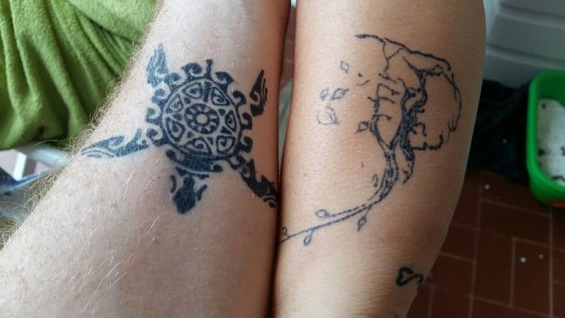 tatouage temporaire jagua tortue elephant avant bras le bouscat