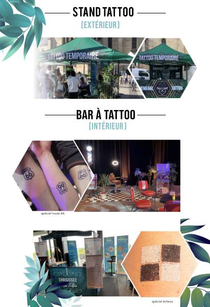 Stand et bar à tattoo bordeaux métropole