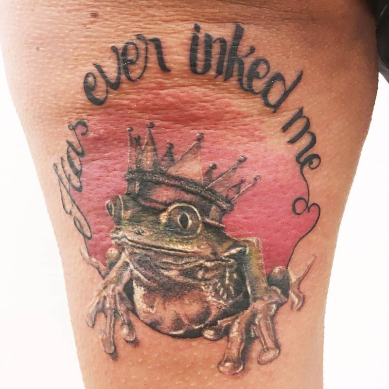 un tatouage qui vous ressemble cuisse couleur realiste saint andré de cubzac