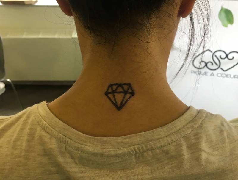 tatouage diamant teleperformance bordeaux